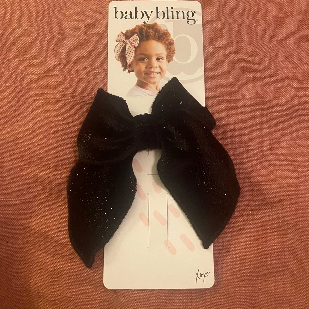 Baby Bling velvet bow